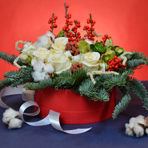 Natale in montagna Christmas Flower Box